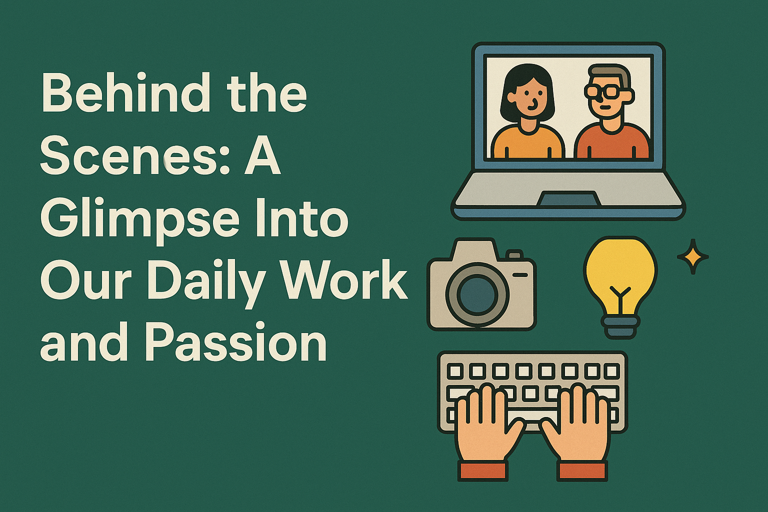 Behind the Scenes: A Glimpse Into Our Daily Work and Passion